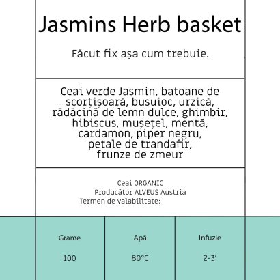 ceai Jasmins Herb basket