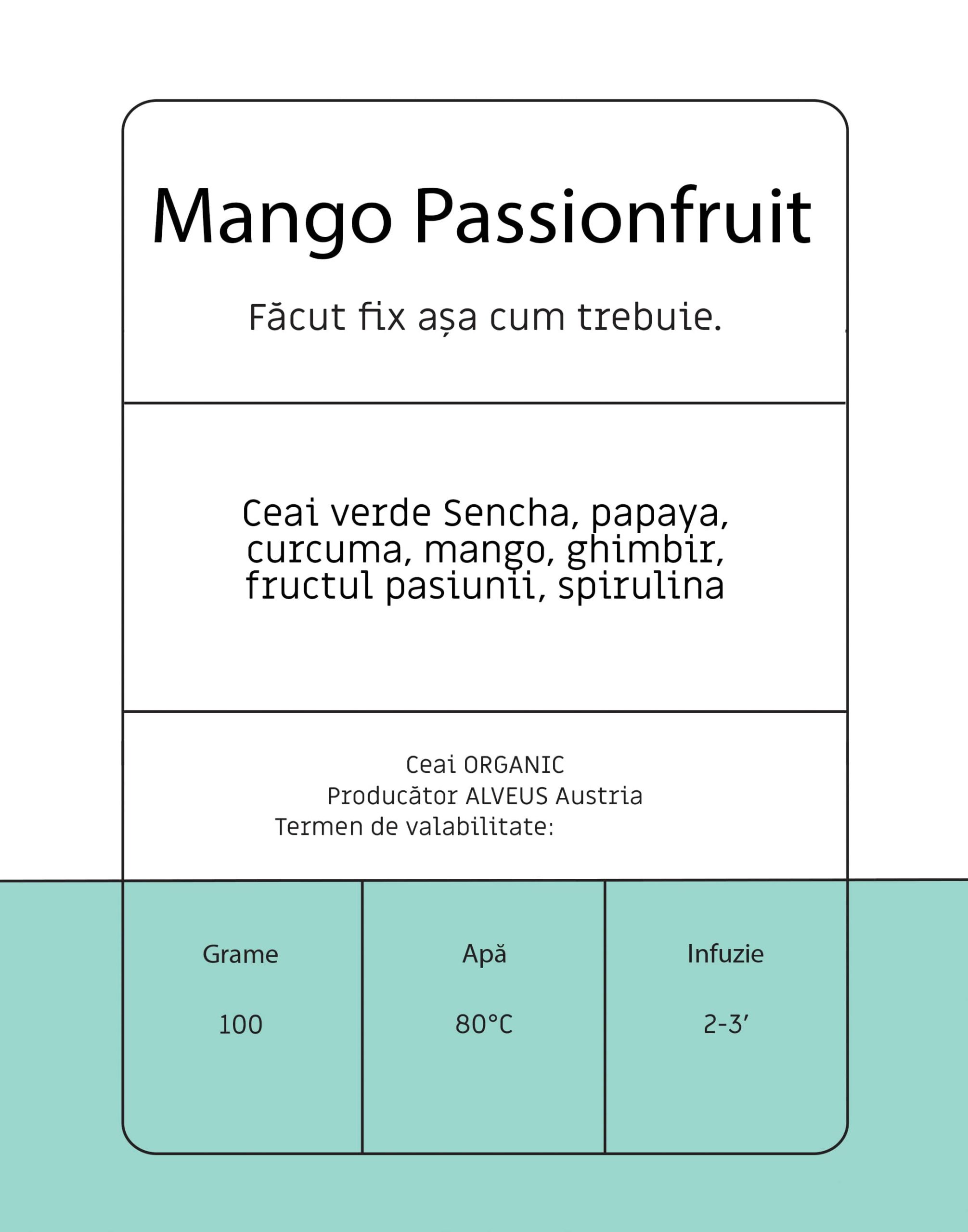 ceai Mango Passionfruit