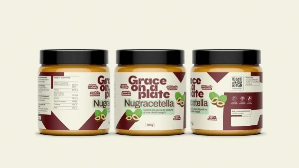Nugracetella - Cremă de alune de pădure şi ciocolată neagră2